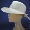 Casquette Panama femme :  garniture - ivoire, couleur - blanchi, taille - M.56.57cm