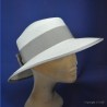 Chapeau Capeline  Panama pour femme : couleur - beige, taille - M.56.57cm