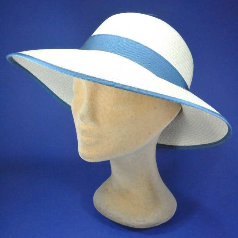 Capeline panama pour femme
