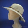 Chapeau capeline paille : couleur - naturel 42, taille - M.56.57cm