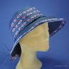 Petit chapeau de plage : couleur - bleu marine 5, taille - M.56.57cm