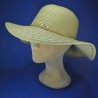 Chapeau grand bord femme : couleur - naturel 42, taille - M.56.57cm