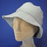 Chapeau coton anti UV été femme : couleur - olive, taille - 57cm