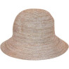 Chapeau camel anti UV petit bord : couleur - camel-, Taille Réglable - par lacet de 55cm à 59cm