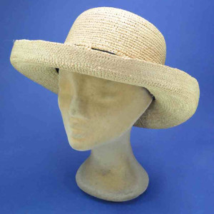 chapeau Raphia forme breton pour femme