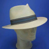 Chapeau Panama traveler hommes et femme haut de gamme : couleur - stone 103, taille - M.57-58 cm