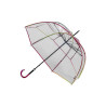 Piganiol Parapluie femme canne transparent CLOCHE GRADATION : couleur - GRADATION