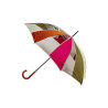 Piganiol Parapluie femme canne transparent EVENTAIL CREOLE : couleur - créole