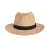 Chapeau anti UV homme femme  bord moyen naturel : couleur - naturel, Mixte - Homme et Femme, Taille Réglable - par lacet de 54cm à 58cm