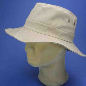 chapeau bob de soleil anti UV beige