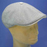 Casquette irlandaise beige lin et coton homme : couleur - beige, taille - 57cm