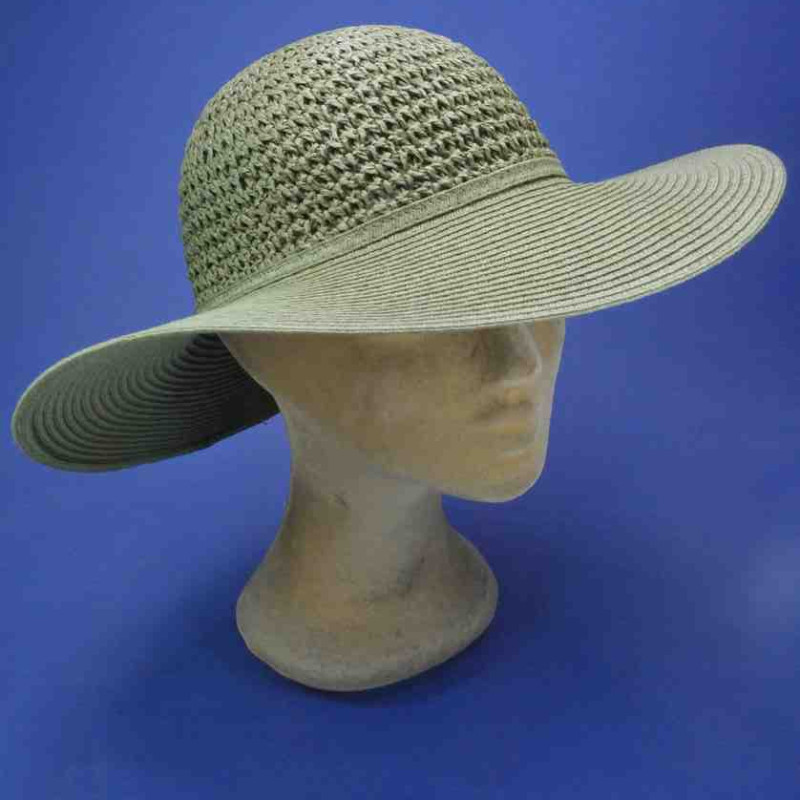 Chapeau De Paille Arc-en-Ciel à Large Bord - Protège Du Soleil - Pliable - Taille 56-59 Cm - Pour Plage Et Vacances