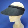 Grande visiére serre téte HOMME ET FEMME : couleur - noir, taille - 54cm à 60cm
