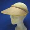 Grande visiére serre téte HOMME ET FEMME : couleur - mordoré, taille - 54cm à 60cm