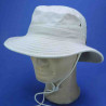 Chapeau baroudeur rando coton homme et femme : couleur - beige, Mixte - Homme et Femme, taille - 57cm