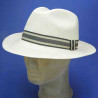 Chapeau Panama fedora classique homme :  garniture - tresse coton, taille - S.55-56 cm