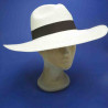 Panama chapeau marron trés grand bord mixte : couleur - marron , taille - M.57-58 cm