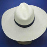 Panama chapeau marine trés grand bord mixte : couleur - bleu marine , taille - S.55-56 cm
