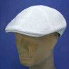 Casquette brooklyn d'été en chanvre blanc : couleur - blanc, taille - 57cm