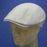 Casquette gatsby d'été en coton lin beige : couleur - beige, taille - S.55-56 cm