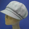 Gavroche casquette laine femme twilight chevron gris : couleur - chevron gris, taille - elastiqué de 54 cm à 58 cm