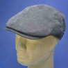 casquette hiver homme velours milleraies gris : couleur - milleraies gris, taille - 57cm