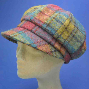 Gavroche casquette haut de gamme laine femme multicolore