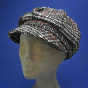 Gavroche casquette haut de gamme laine femme marron