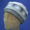 toque laine gris pour femme : couleur - gris, taille - 56.57cm