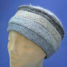 toque laine alpaga grise pour femme : couleur - gris, taille - 56.57cm