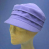 Casquette femme en polaire parme : couleur - parme, taille - elastiqué de 54 cm à 58 cm