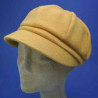 casquette gavroche moutarde moyen plateau : couleur - moutarde, taille - elastiqué de 54 cm à 58 cm