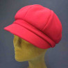 casquette gavroche polaire fuchsia grand plateau : couleur - fushia, taille - elastiqué de 54 cm à 58 cm