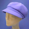 casquette gavroche polaire parme grand plateau : couleur - parme, taille - elastiqué de 54 cm à 58 cm