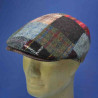 Casquette Harris tweed patch forme anglaise : couleur - patch couleur, taille - 57cm