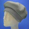 Béret kaki femme fantaisie avec protége nuque et oreilles :  plateau - 27,90cm.12", couleur - kaki , taille - élastiqué de 54 cm à 59 cm