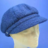 Gavroche casquette bouclette polyester marine : couleur - bleu marine 5, Taille Réglable - elastiqué de 54 cm à 58 cm