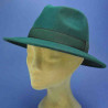 chapeau flechet feutre de laine femme et homme vert : couleur - vert , Mixte - Homme et Femme, taille - 57cm