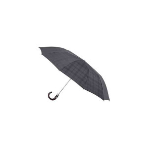 piganiol Mini-Parapluie Pliant Homme prince de galles automatique poignée courbe