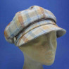 Gavroche casquette haut de gamme laine femme bleu : couleur - bleu-02, taille - elastiqué de 54 cm à 58 cm