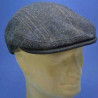 Casquette plate en laine premier prix grise : couleur - gris, taille - 63 cm