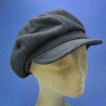 casquette gavroche polaire anthracite trés grand plateau : couleur - anthracite 15, taille - elastiqué de 54 cm à 58 cm