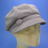 casquette gavroche polaire taupe très petit plateau : couleur - taupe, taille - elastiqué de 54 cm à 58 cm