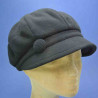 casquette gavroche polaire noir très petit plateau : couleur - noir, taille - elastiqué de 54 cm à 58 cm