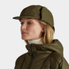 TILLEY ® cap artic olive avec protege oreille imperméable : couleur - olive, Mixte - Homme et Femme, taille - S.M 54 à 57cm