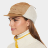 TILLEY ® cap aviator camel avec protege oreille imperméable : couleur - camel-, Mixte - Homme et Femme, taille - L.XL 58 à 62cm