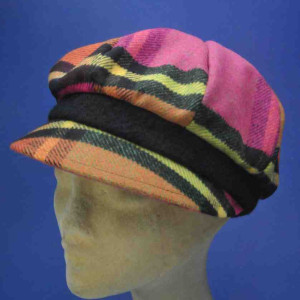 Gavroche casquette femme laine polyester rouille