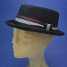 Chapeau  PORK PIE noir : couleur - noir, taille - S-(55-56 cm)