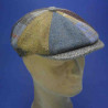 casquette homme peaky blinders laine Harris tweed : couleur - multi couleurs, taille - 59cm