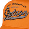 Casquette trucker STETSON baseball heritage orange : couleur - orangé, Taille Réglable - de 55 à 62cm